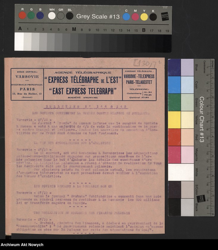 Obraz 3 z jednostki "Agence Télégraphique "Express Télégraphe de l