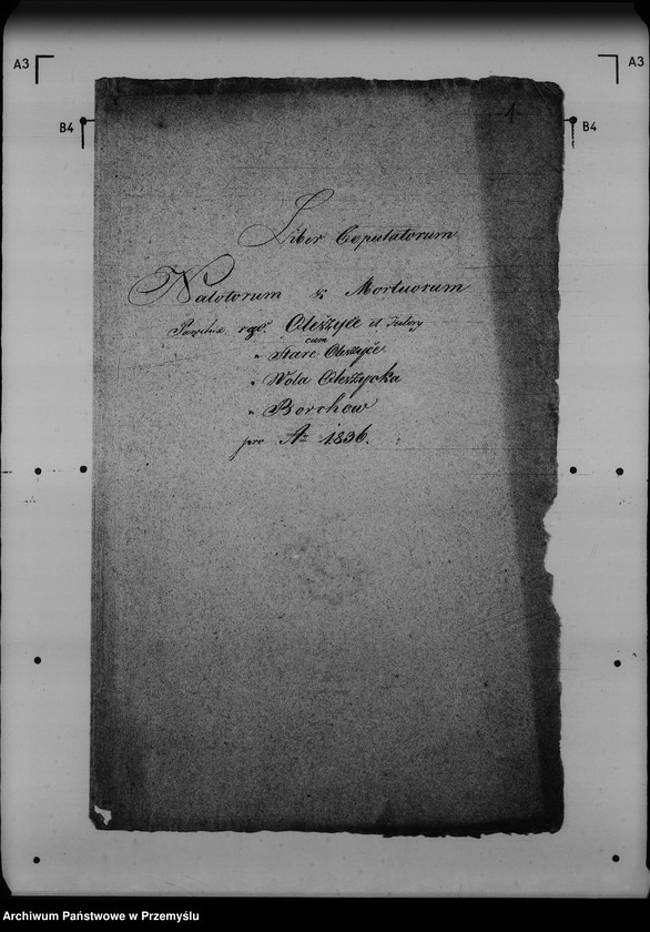 image.from.unit.number "[Kopie ksiąg metrykalnych parafii Oleszyce z filiami Borchów, Oleszyce Stare z Futorami, Wola Oleszycka (dekanat Lubaczów)]"