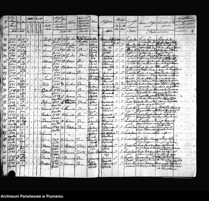 Obraz 6 z jednostki "Duplicat baptisatorum, copulatorum, mortuorum"