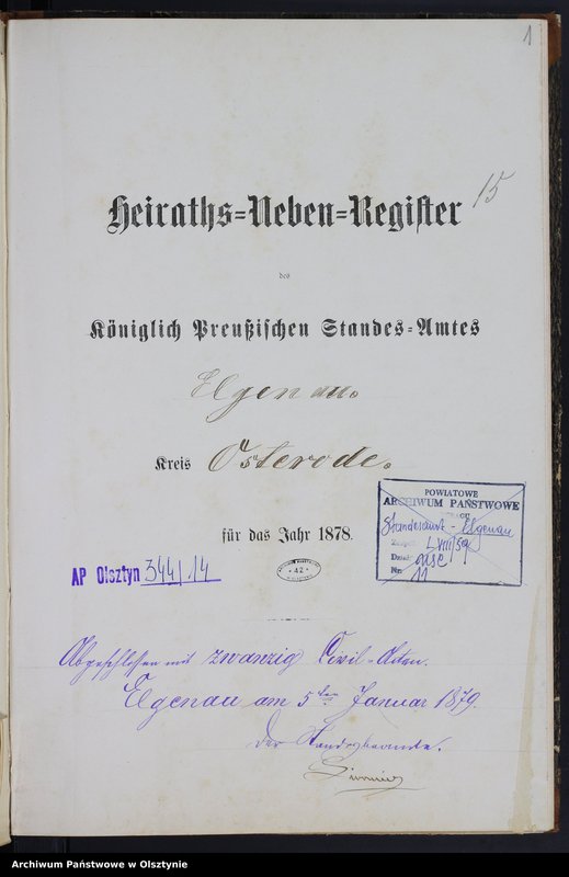 image.from.unit.number "Heiraths-Neben-Register Nr 1 - 20"