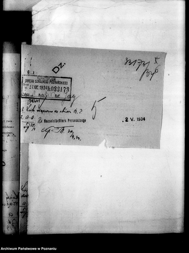 Obraz 10 z jednostki "Czarna lista - osób, których nie należy przyjmować do służby lub dopuszczać do egzaminów do szkół"