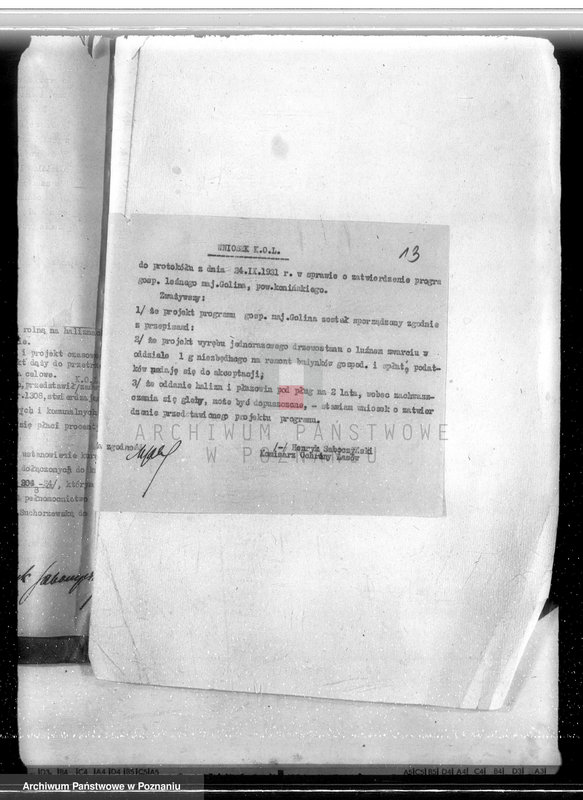 Obraz 17 z jednostki "Majątek Goliński powiat koniński /nadzór nad gospodarką leśna/"