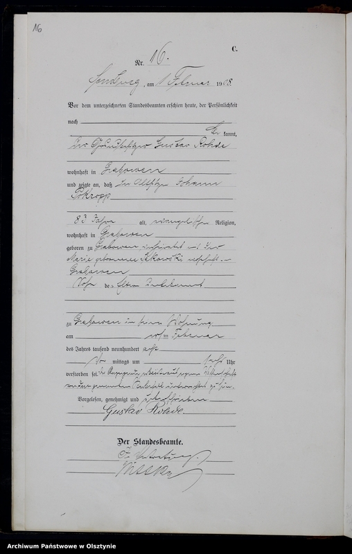 image.from.unit.number "Sterbe-Haupt-Register Nr 1 -189"