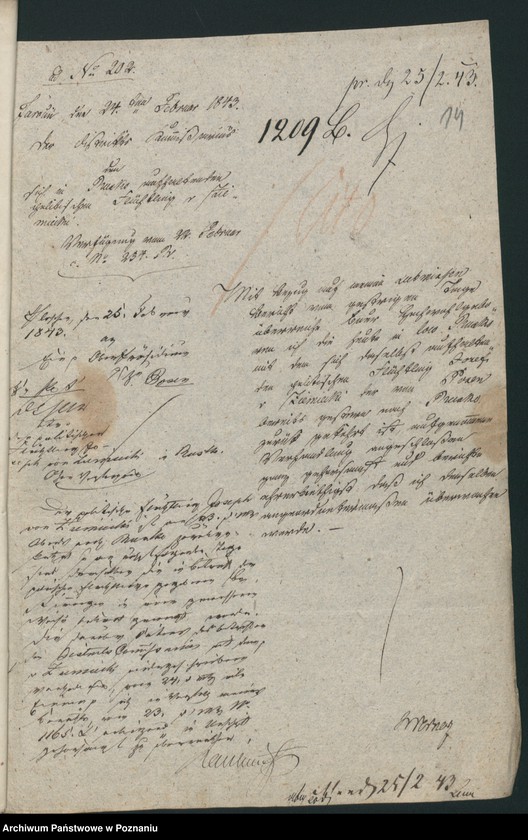 Obraz 20 z jednostki "A. betr. den polnischen Flüchtling Josef von Ziemięcki"