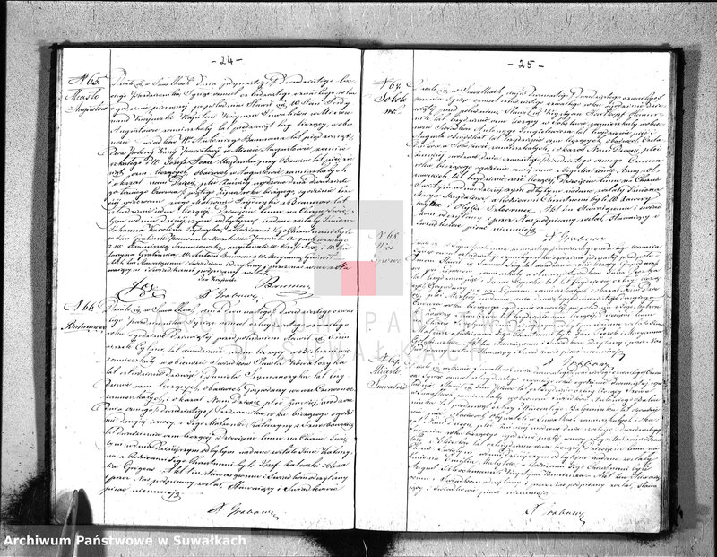 image.from.unit.number "Duplikat Akt Cywilnych Urodzeń, Zaślubień i Zeyść Parafij Ewangelickiey Suwałki pro 1844"