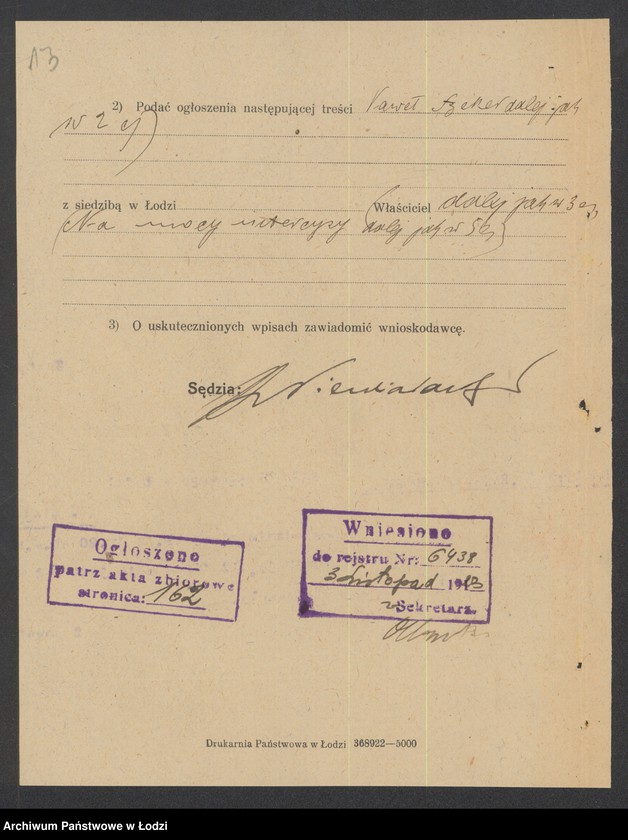 Obraz 15 z jednostki "Paweł Beker- biuro techniczno-agenturowe"