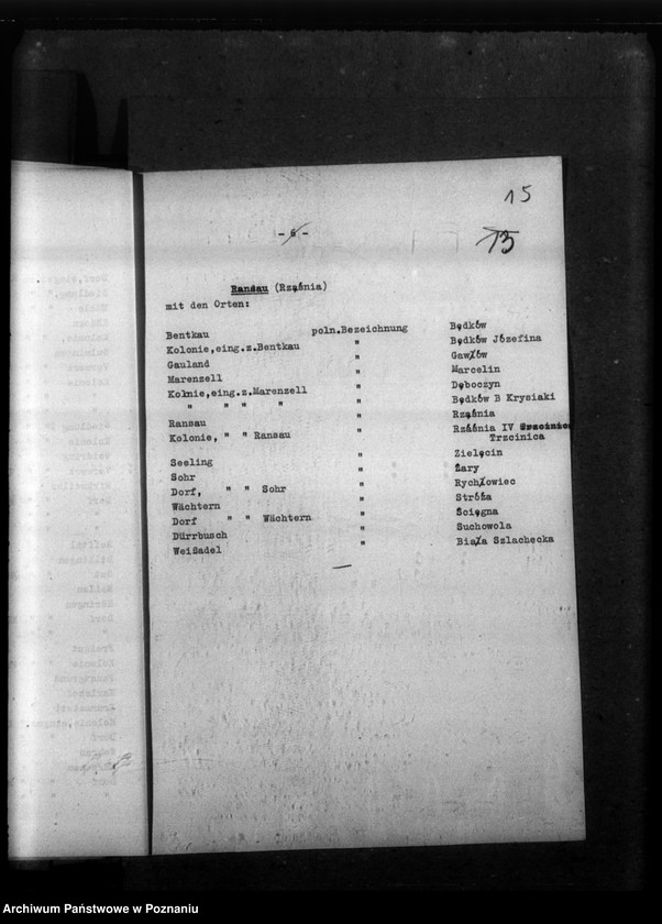 Obraz 19 z jednostki "Kreis Wielun (Wieluń). Korespondencja w sprawie miejscowych Niemców, którzy zginęli w 1939 roku"