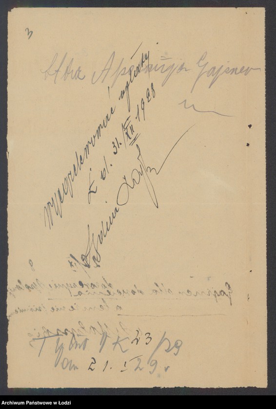 Obraz 5 z jednostki "Blima Frenkiel- sprzedaż towarów bawełnianych"