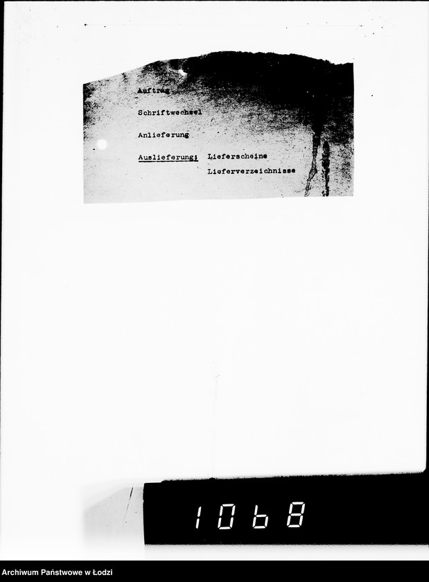 Obraz 5 z jednostki "Kriegsauftrag J.S 374 94 Patronentaschen [dla Heeresbekleidungsamt Litzmannstadt]"