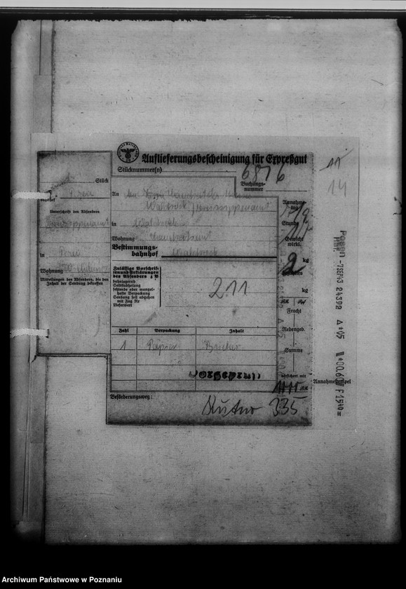 Obraz 18 z jednostki "[Korespondencja w sprawach organizacyjnych, sprawozdanie z działalności], Kreissippenamt Waldrode [Gostynin, województwo warszawskie]"