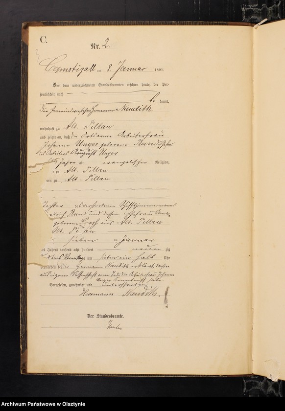 image.from.unit.number "Sterbe-Haupt-Register Nr 1 - 105"