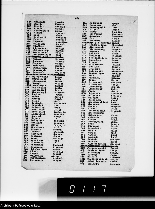 Obraz 14 z jednostki "Sonderkonto 12300. Arbeitsamt Litzmannstadt Judenlager: Löwenstadt- (Amtskommissar Löwenstadt), Hulanki- (Krs.Litzmannstadt), Jendrzejów, Andrzejów, Ostrowo (Krs.L-stadt)."