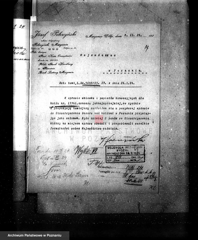 Obraz 12 z jednostki "Tartak J. Połczyńskiego w Margoninie pow. chodzieski. Kocioł nr fabr. 13341, kocioł nr woj. 3339"