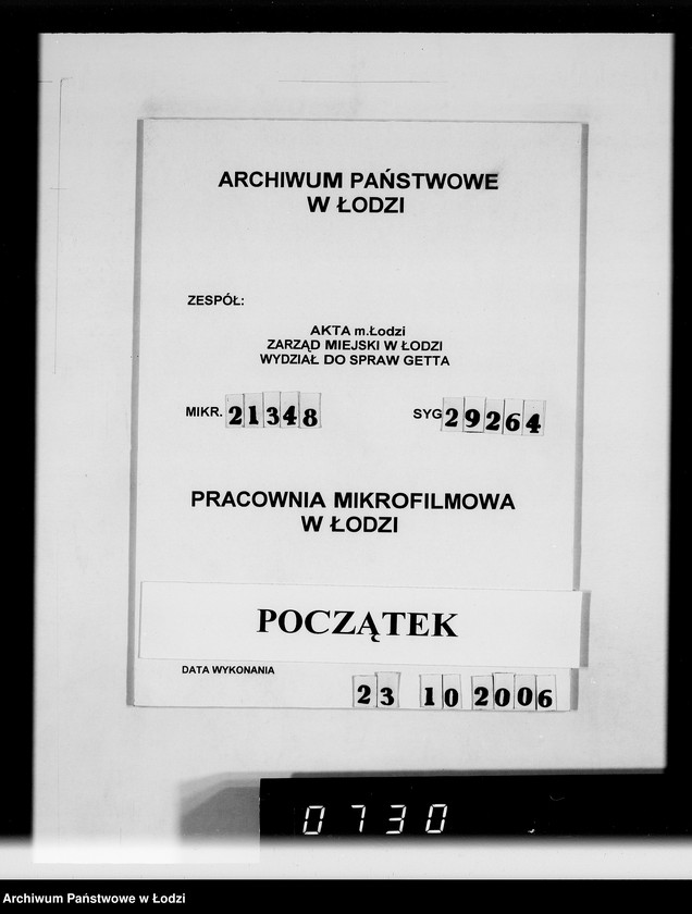 Obraz 1 z jednostki "Berichte der Polizei und Kripo [o zastrzeleniu Żydów uciekających z Getta i zatrzymaniu przemytników]"
