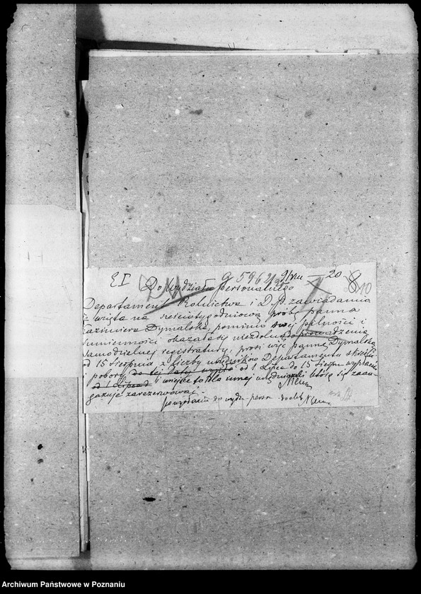 Obraz 15 z jednostki "Sprawy Osobowe personalne urzędników przejściowych"