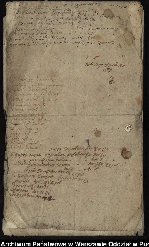 image.from.unit.number "Różne rachunki gospodarcze folwarku szczepankowskiego"