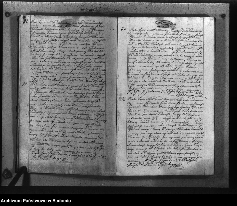 image.from.unit.number "Akta cywilne gminy Głowaczów na rok 1824"