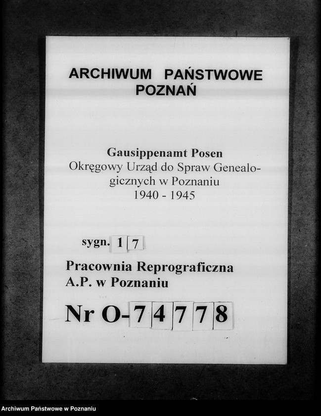 Obraz 1 z jednostki "Pressenotizen über das GSA [Korespondencja i wycinki prasowe o działalności, zadaniach i celach Gausippenamt w Poznaniu]"