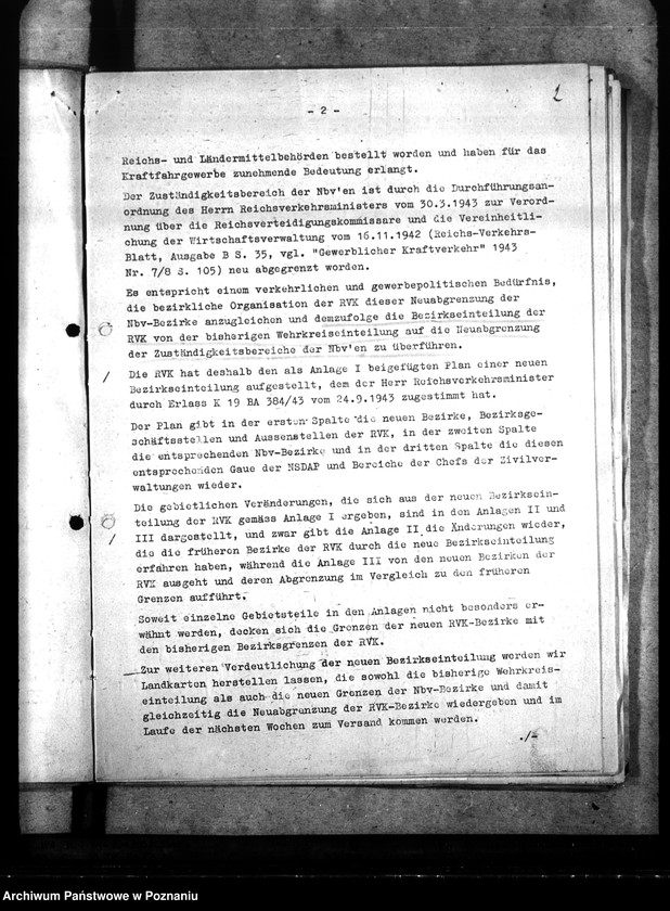 Obraz 6 z jednostki "Ausbildung von Führerscheinanwärtern für die Klasse 2. Beschlagnahme polnischer Fuhrunternehmen. Schmiede in Verkehrsbetrieben."