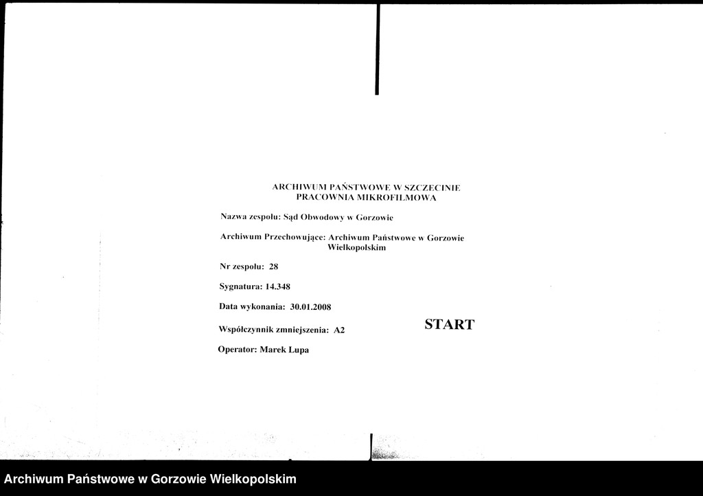 image.from.unit.number "Duplikate der Kirchenbücher von der Parochie Beyersdorf: Beyersdorf (Baczyna), Zanzin (Santocko), Loppow (Łupowo), Neuendorf (Chróścik)"