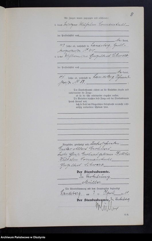 image.from.unit.number "Heiraths-Neben-Register Nr 1 -16 [ Księga małżeństw- wtóropis ]"