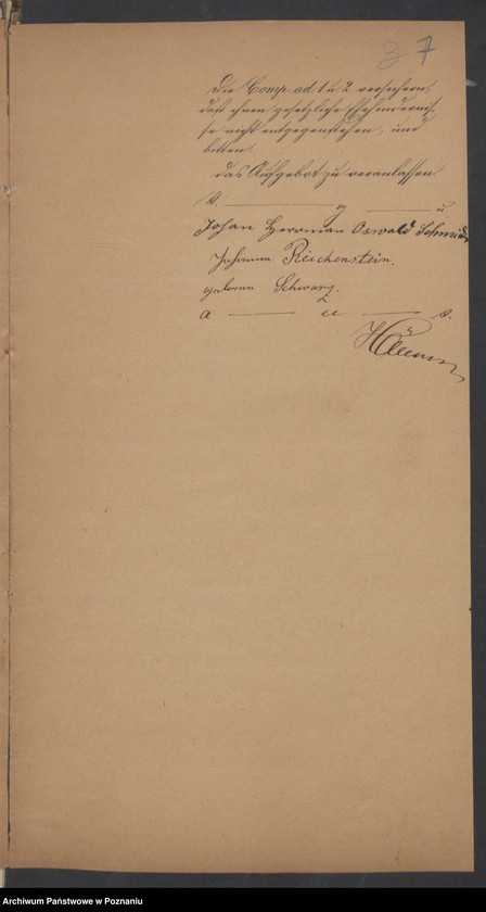 Obraz 9 z jednostki "Die von den Verlobten zum Aufgebot beigebrachten Urkunden pro 1877"