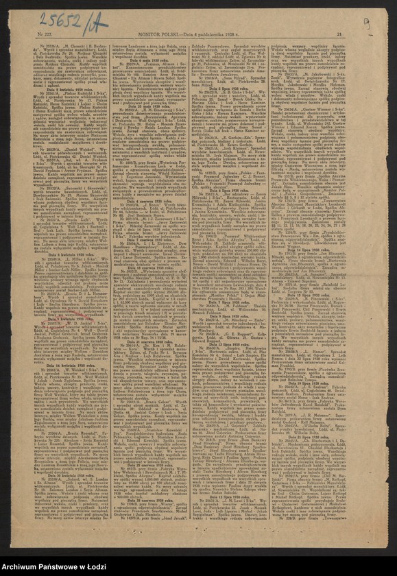 Obraz 11 z jednostki "Dom Eksportowy- Izrael Fajwel Finkelsztajn- wyrób i sprzedaż chustek oraz towarów wigoniowych"