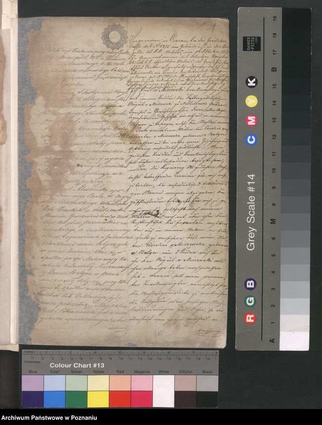 Obraz 5 z jednostki "A. betr. Gerichtsassessor Kasimir Josef Sewerin von Jarochowski /mit Privatbriefen an ihn/"