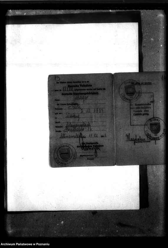 Obraz 18 z jednostki "[Akta personalne wychowanki Ruth Else Mager, ur. 3 XI 1937]."