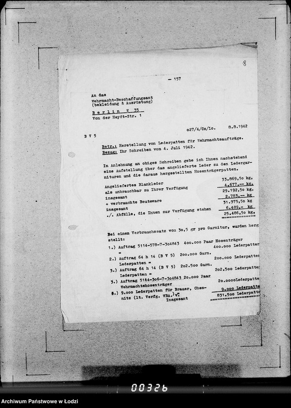 Obraz 12 z jednostki "388-437 Hosenträger, Patten.Auslieferung"