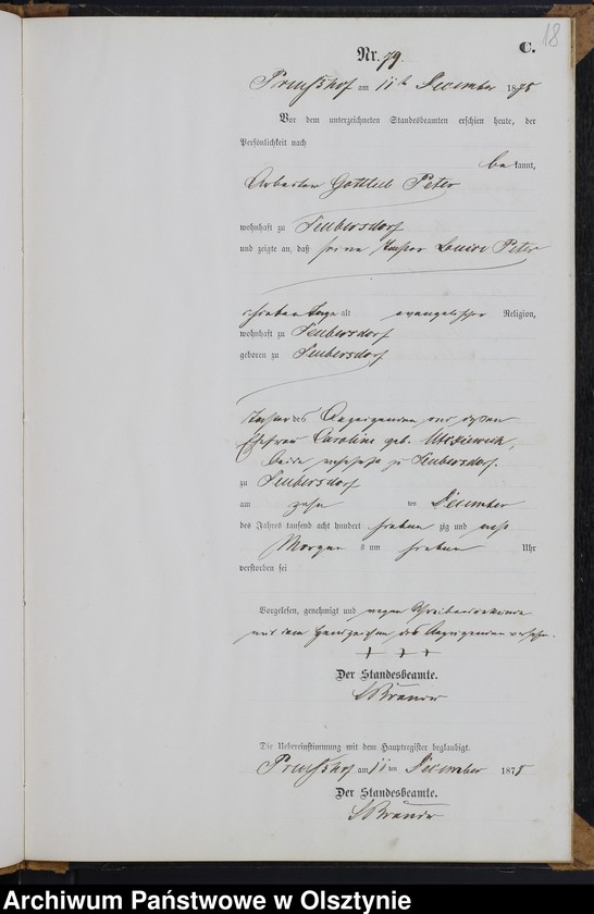 image.from.unit.number "Sterbe-Neben-Register Tom II,Nr 63 - 85"