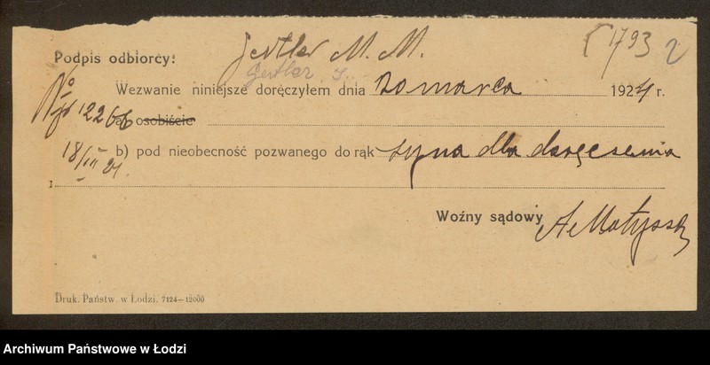 Obraz 4 z jednostki "Moszek Majer Geltler- wyrób pończoch"