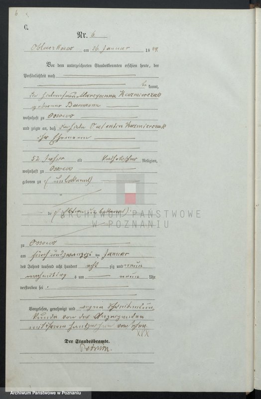 Obraz 9 z jednostki "Księga zgonów"