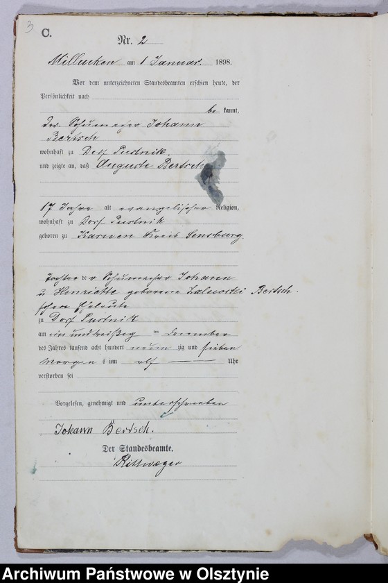 image.from.unit.number "Sterbe-Haupt-Register Nr 1 - 77 i 1 - 76"