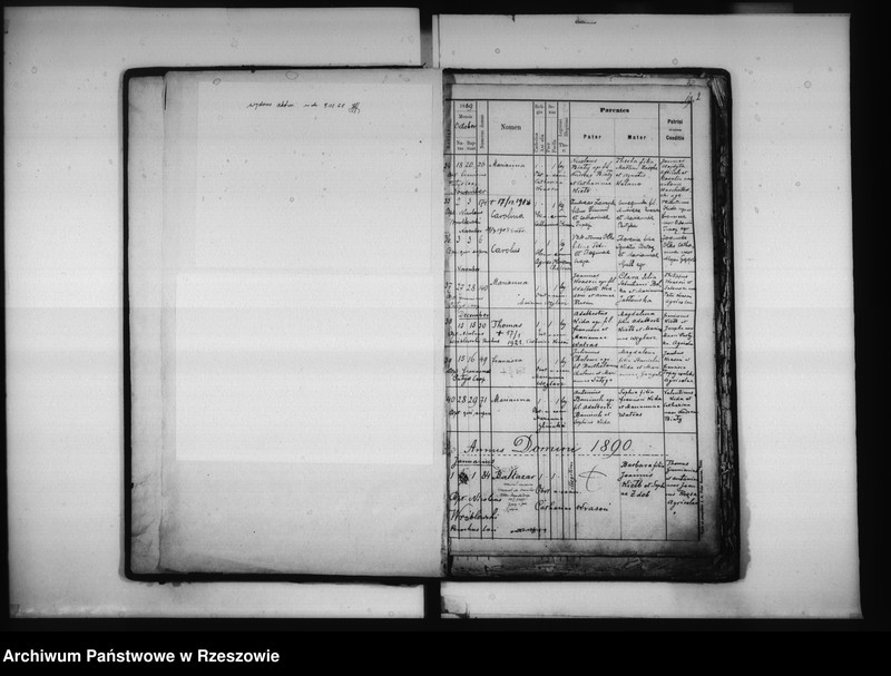 Obraz z jednostki "Księga urodzeń - Łowisko"