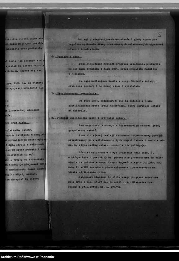 Obraz 9 z jednostki "Program urządzenia gospodarstwa leśnego dla lasu majętności Wronczyn-Pomarzanowice powiat poznański 1936-1946"