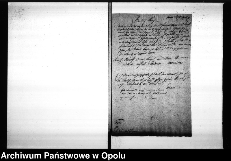 Obraz 8 z jednostki "Acta des Magistrats zu Oppeln von den Ein und resp: [respektive] abgesandten Bekantmachungen wegen Abänderung und Verlegung der Jahrmarckttage in den schlesischen Städten"