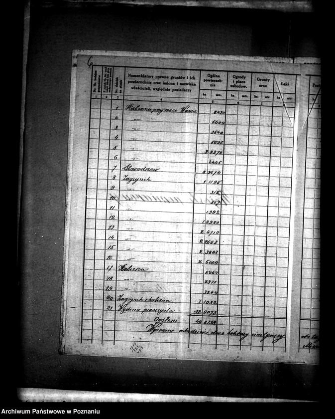 Obraz 10 z jednostki "Projekt podziału wspólnego lasu osady Lądek w związku z pracami scaleniowymi wsi"