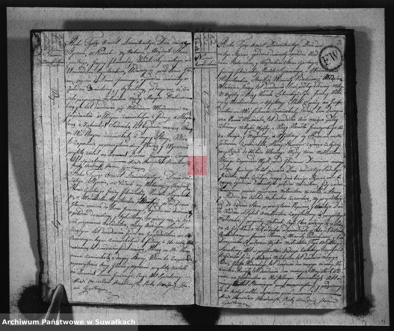 image.from.unit.number "Akta Urzędnika Stanu Cywilnego Zaszlubionych w Gminie Jeleniewskiey od Dnia 1go Mca Stycznia 1819, do ostatniego Grudnia tegoż Roku."