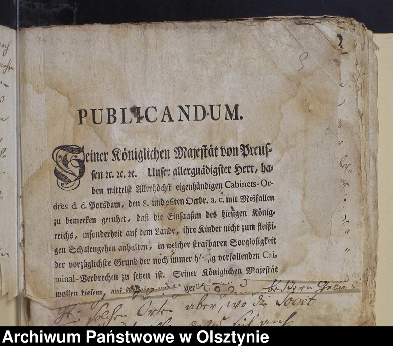 image.from.unit.number "Fernere Verordnungen, Cicularia und Correspondencen in der Schulsachen"