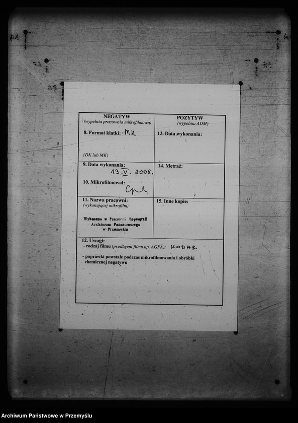 Obraz 3 z jednostki "[Kopie ksiąg metrykalnych parafii Buców (dekanat Medyka)]"