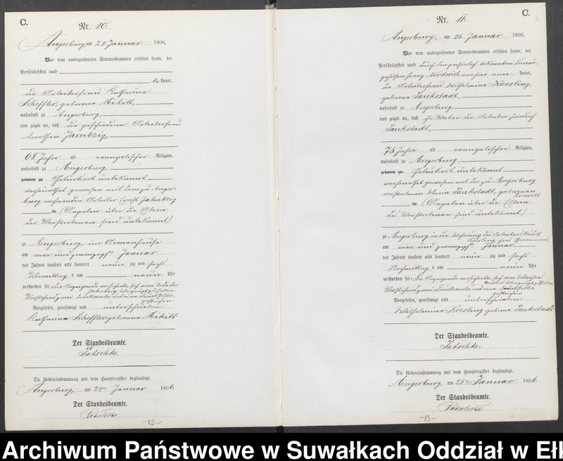 image.from.unit.number "Sterbe-Neben-Register des Preussischen Standes-Amtes Angerburg Kreis Angerburg"