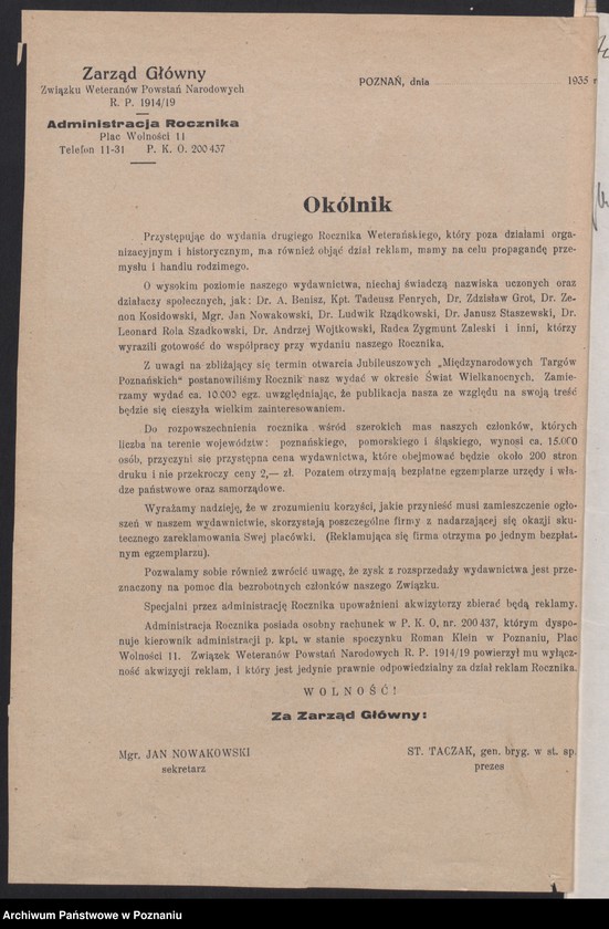 Obraz 6 z jednostki "Szamotuły - akta delegata powiatowego."