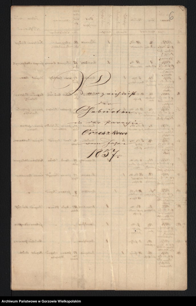 image.from.unit.number "Duplikate evangelische Kirchenbuch der Parochie Orzeszkowo"