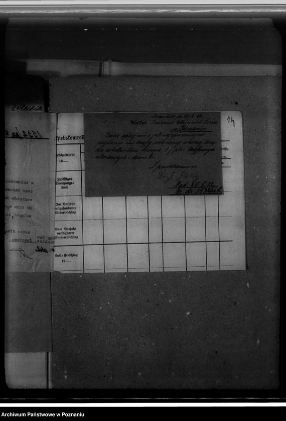 Obraz 18 z jednostki "Zarząd majętności /leśnej/ Szreniawa powiat poznański"