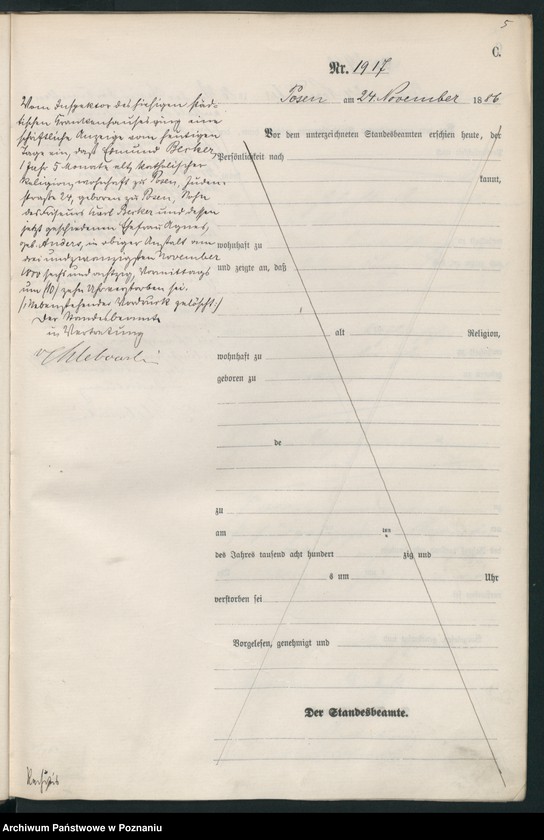 Obraz 8 z jednostki "Księga zgonów t. V"
