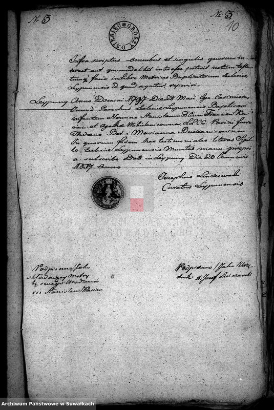 image.from.unit.number "[Dokumenty do akt małżeństw] 1817"