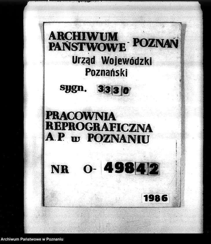 Obraz 1 z jednostki "Zatwierdzenie projektu planu urządzenia gospodarstwa leśnego dla lasów majątku Przystajnia powiat kaliski"