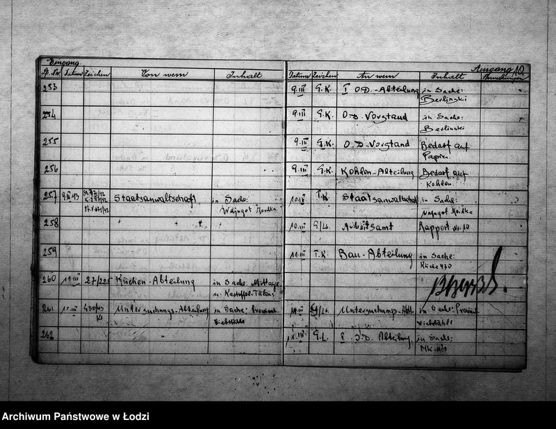 Obraz 14 z jednostki "[Dziennik korespondencji przychodzącej i wychodzącej IV rewiru]"