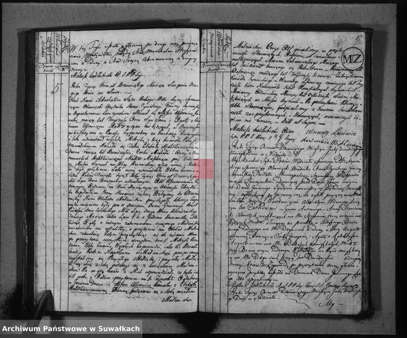 Obraz 11 z jednostki "Akta małżeństwa gminy seyneńskiey od 1-go maja 1809"